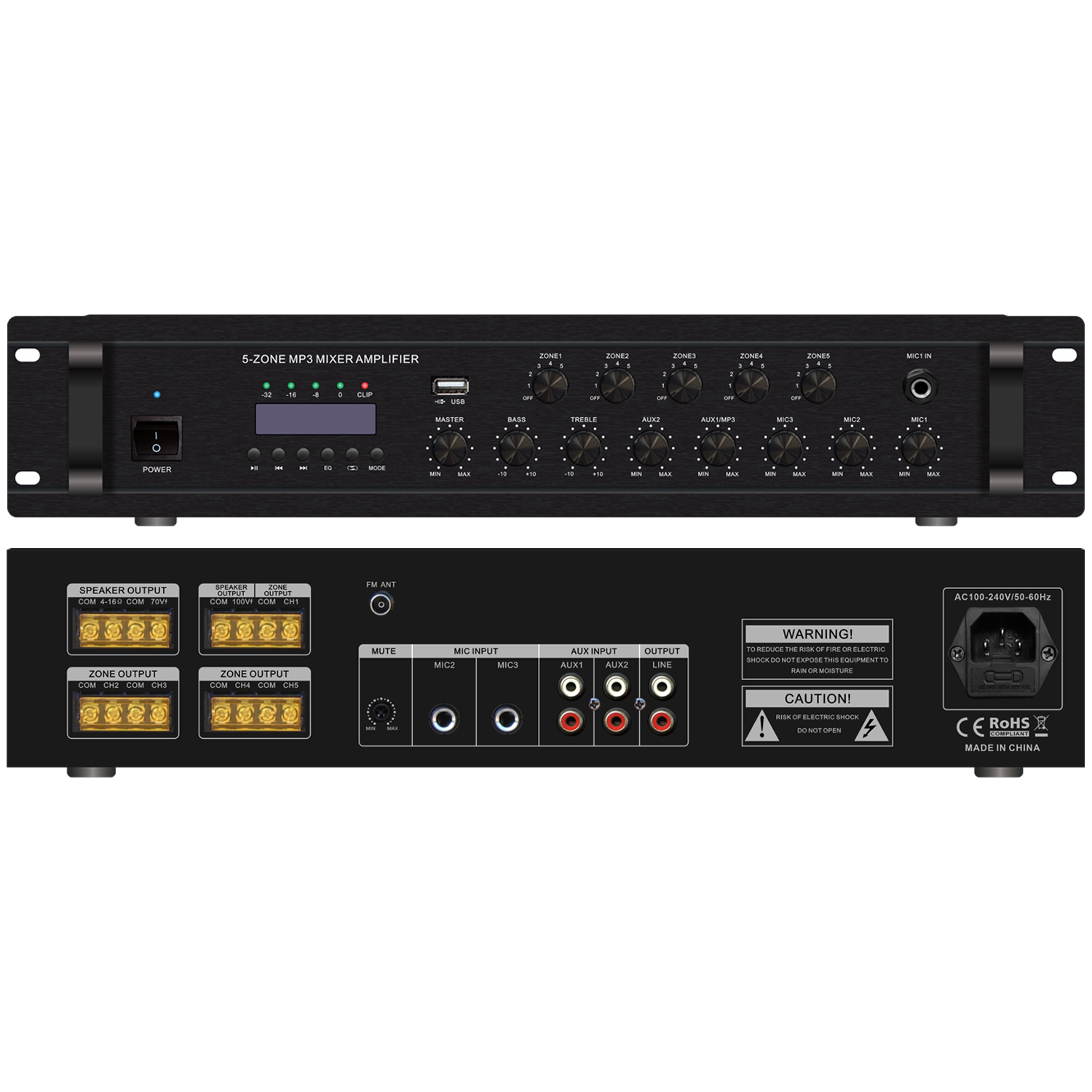 5分區MP3音量獨立可調功放 OBT-6505D